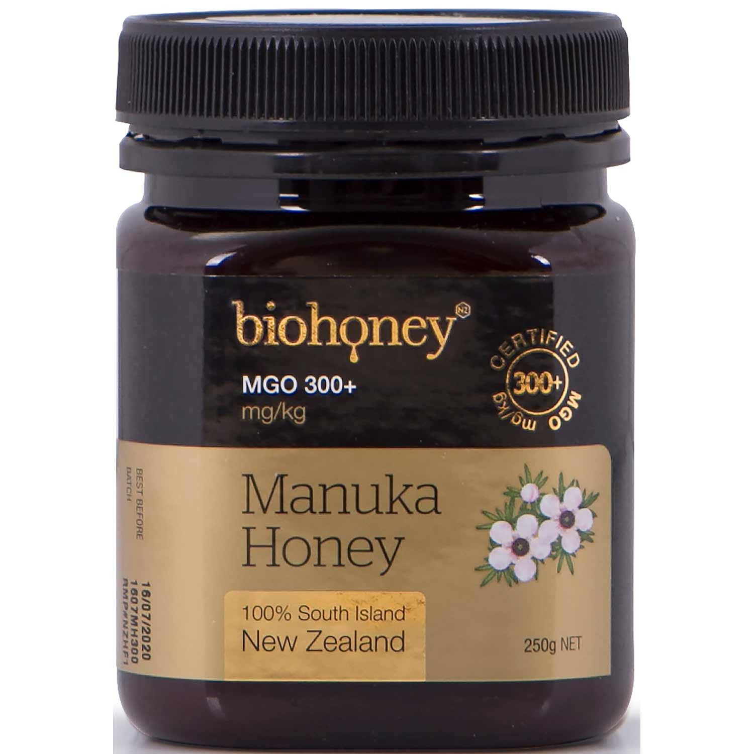 BioHoney Manuka Honey 300+ MGO, 250g