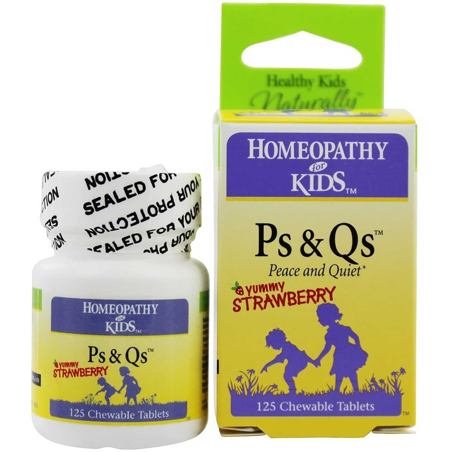 Homeopathy for Kids Ps & Qs (Peace & Quiet), 125 tabs