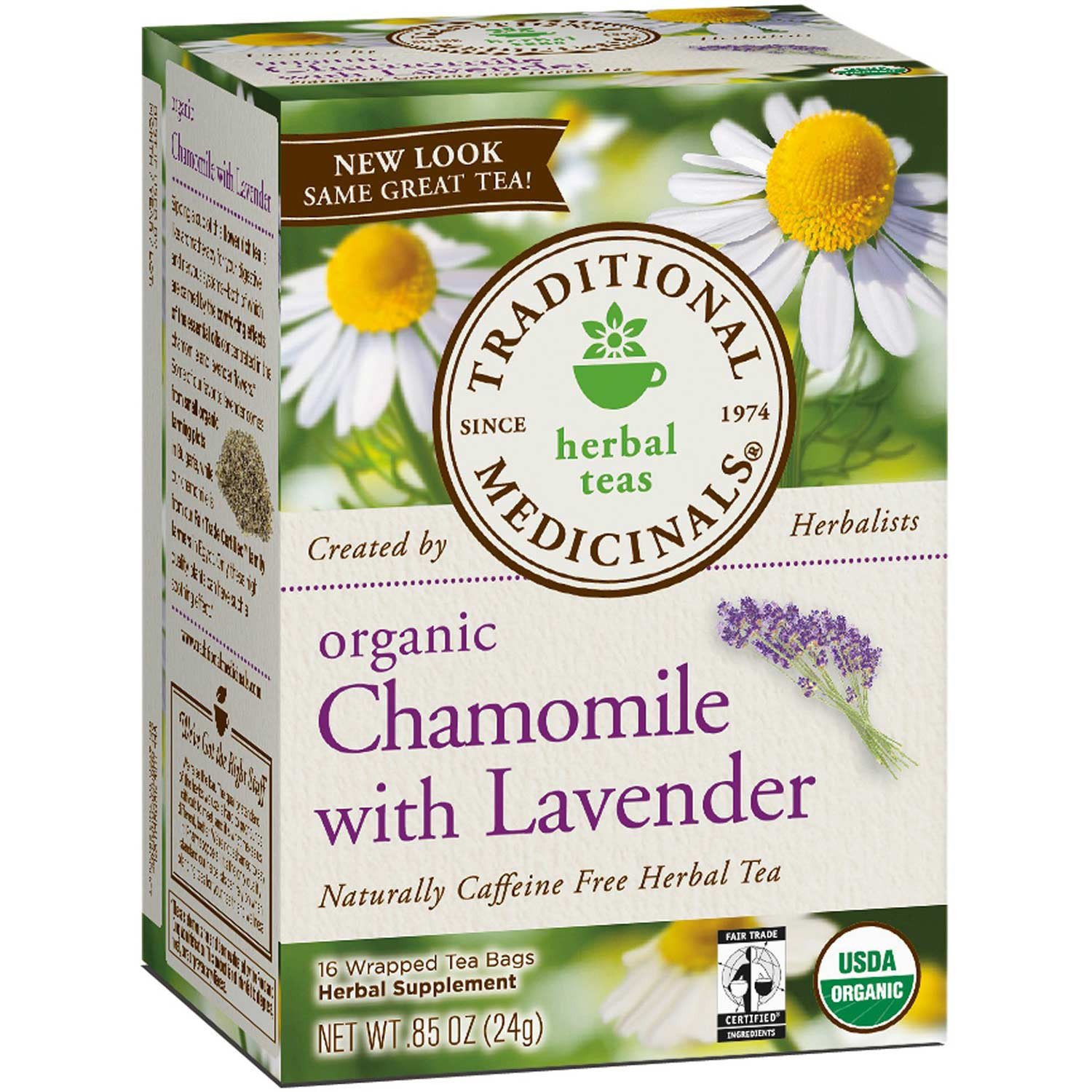 Traditional Medicinals Organic Chamomile with Lavender, 16 bags