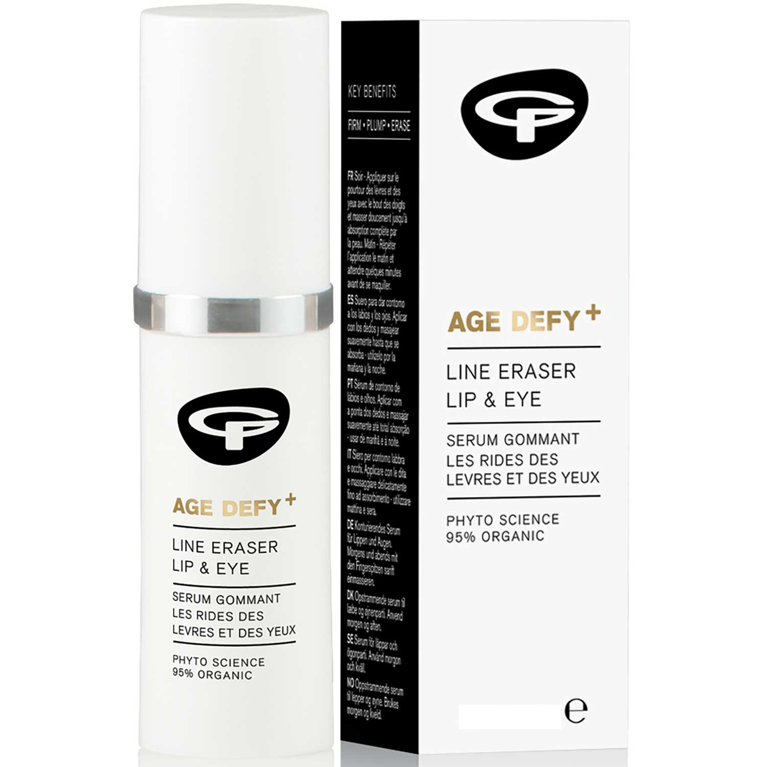 Green People Age Defy Line Eraser Lip Eye Serum, 10ml