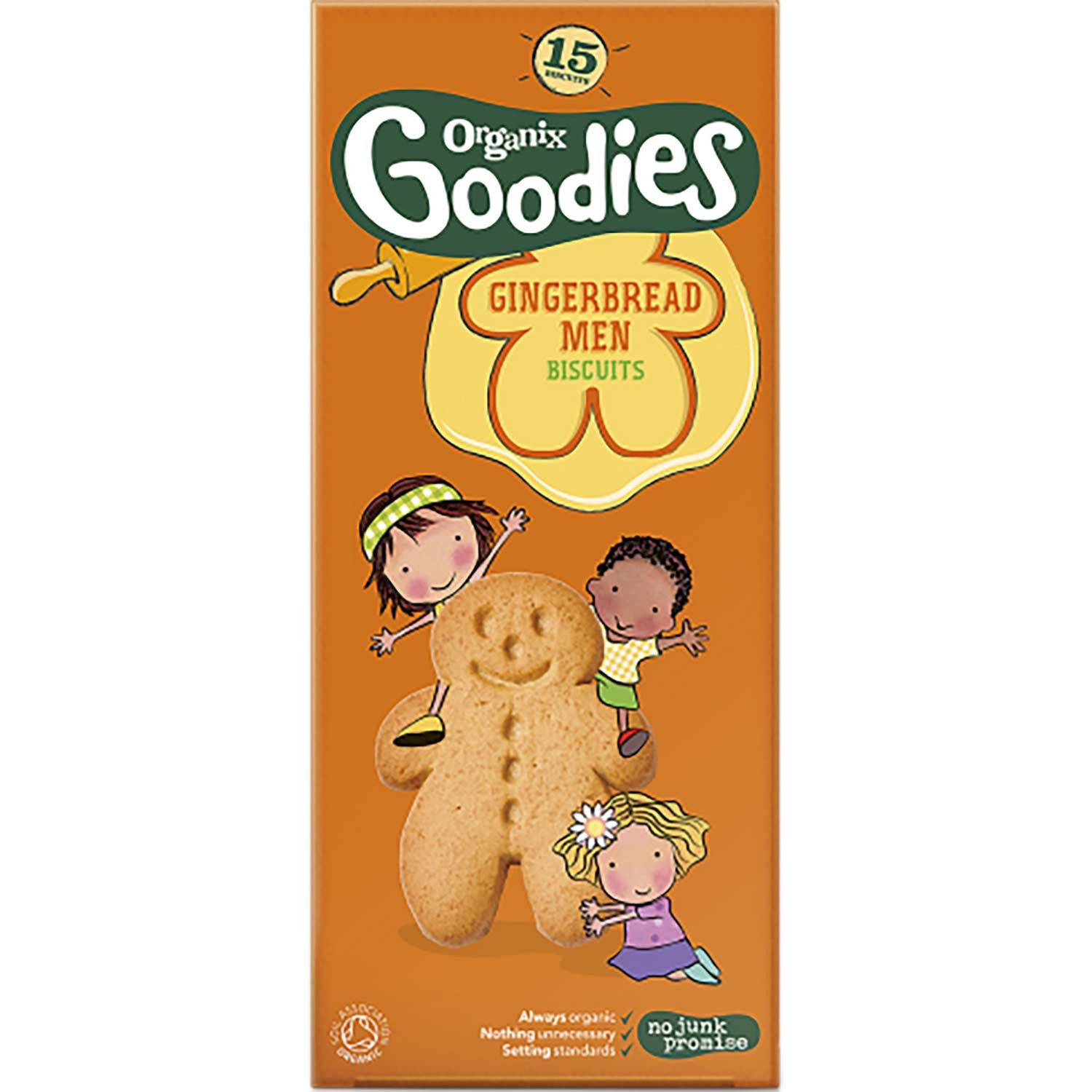 Organix Goodies Organic Gingerbread Men, 135 g