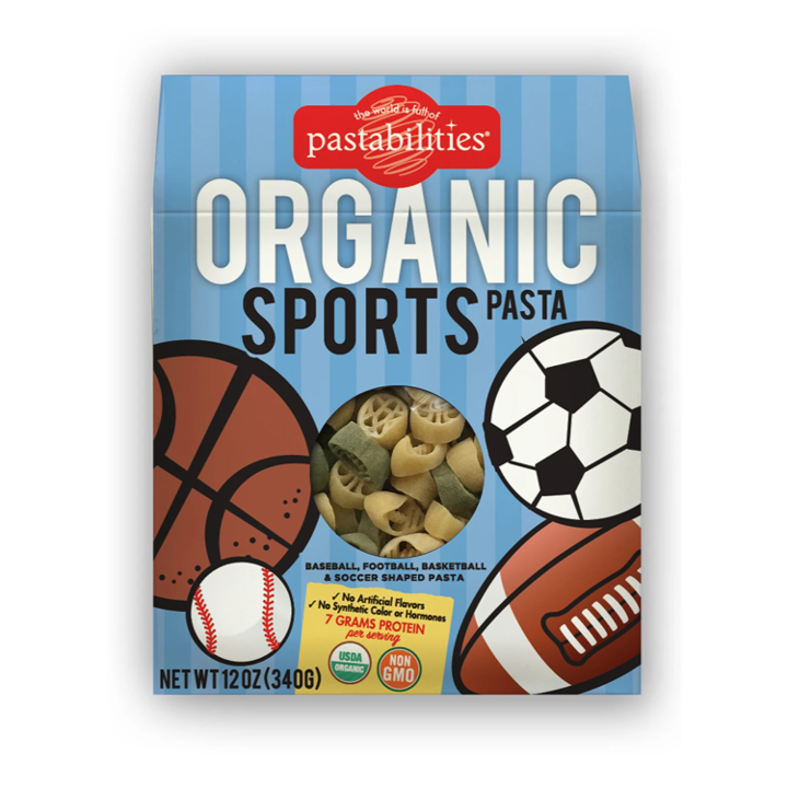Pastabilities Organic Pasta - Sports Shaped, 340g