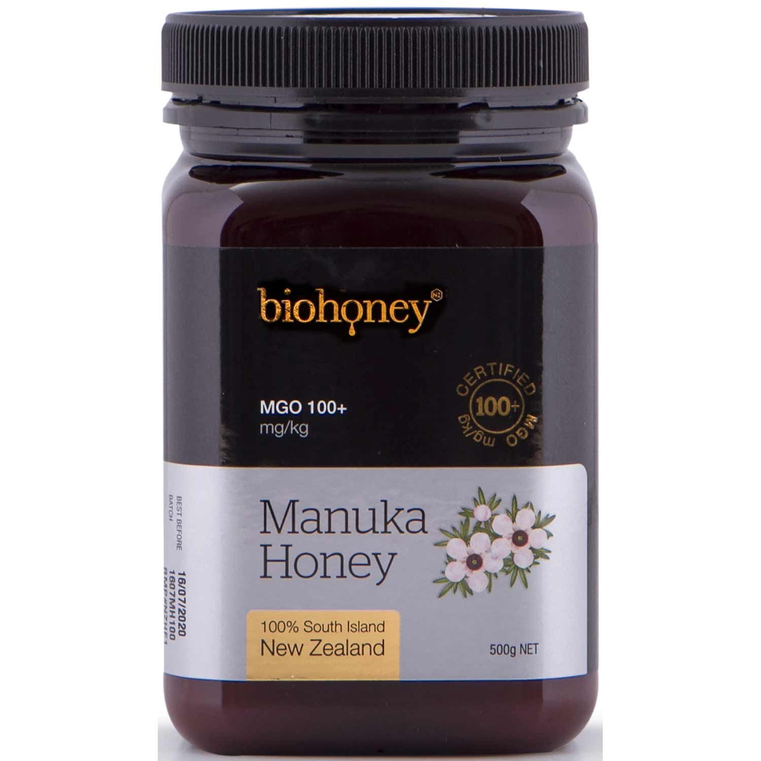 BioHoney Manuka Honey 100+ MGO, 500g