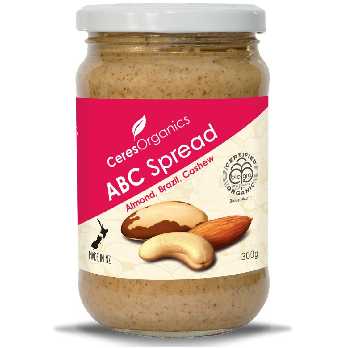 Ceres Organics ABC Butter (Almond, Brazil, Cashew), 300 g