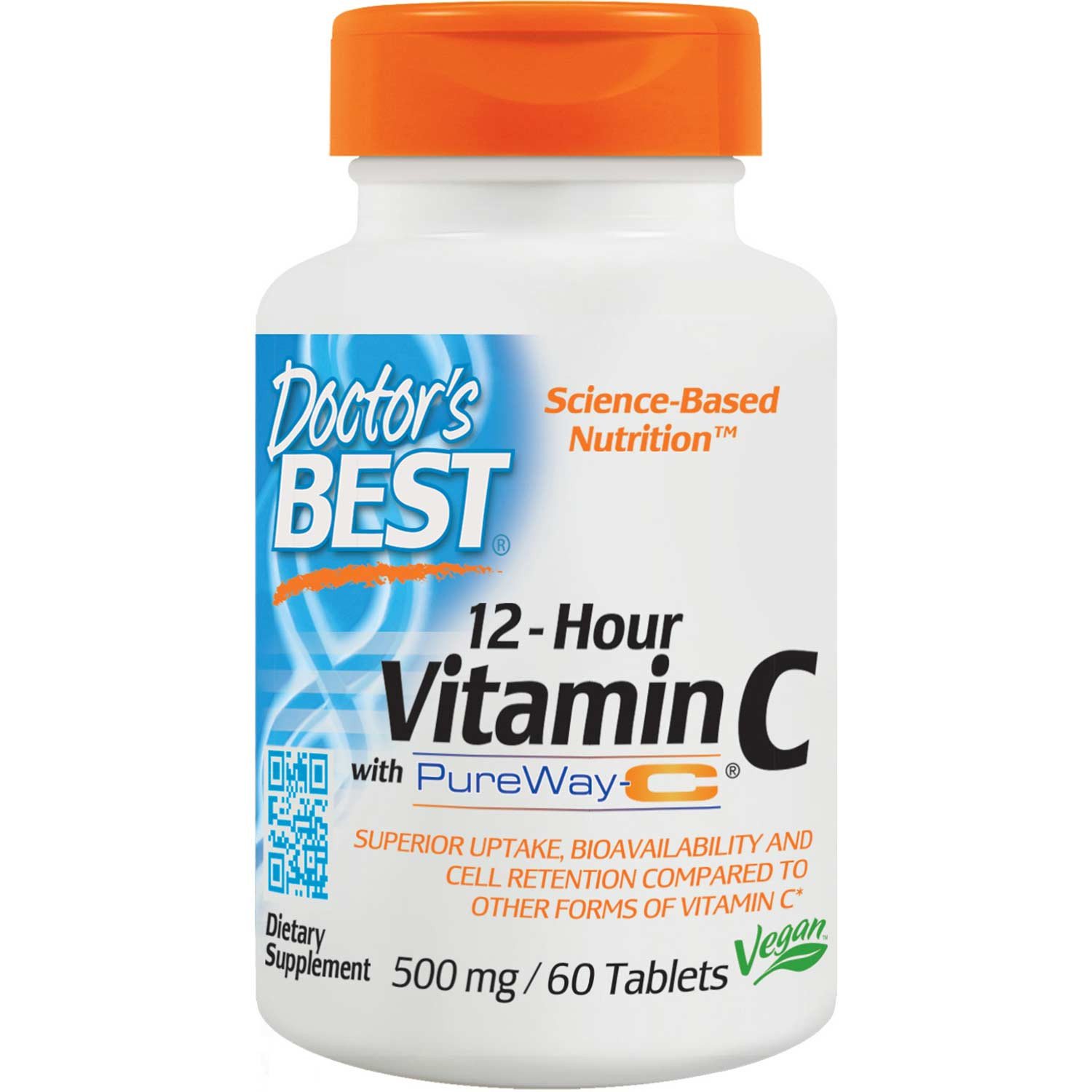 Doctor's Best 12-Hour Vitamin C with PureWay-C, 60 tabs