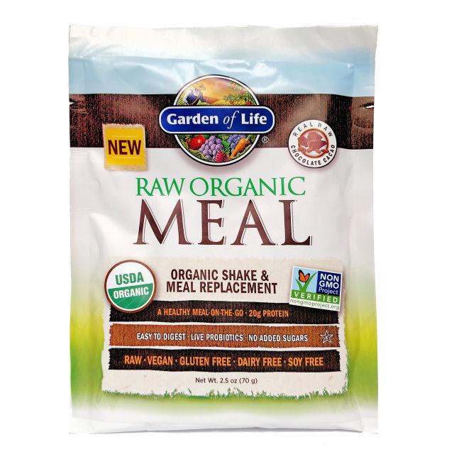 Garden of Life RAW Organic Meal Shake & Meal Replacement Powder Chocolate Cacao,73g