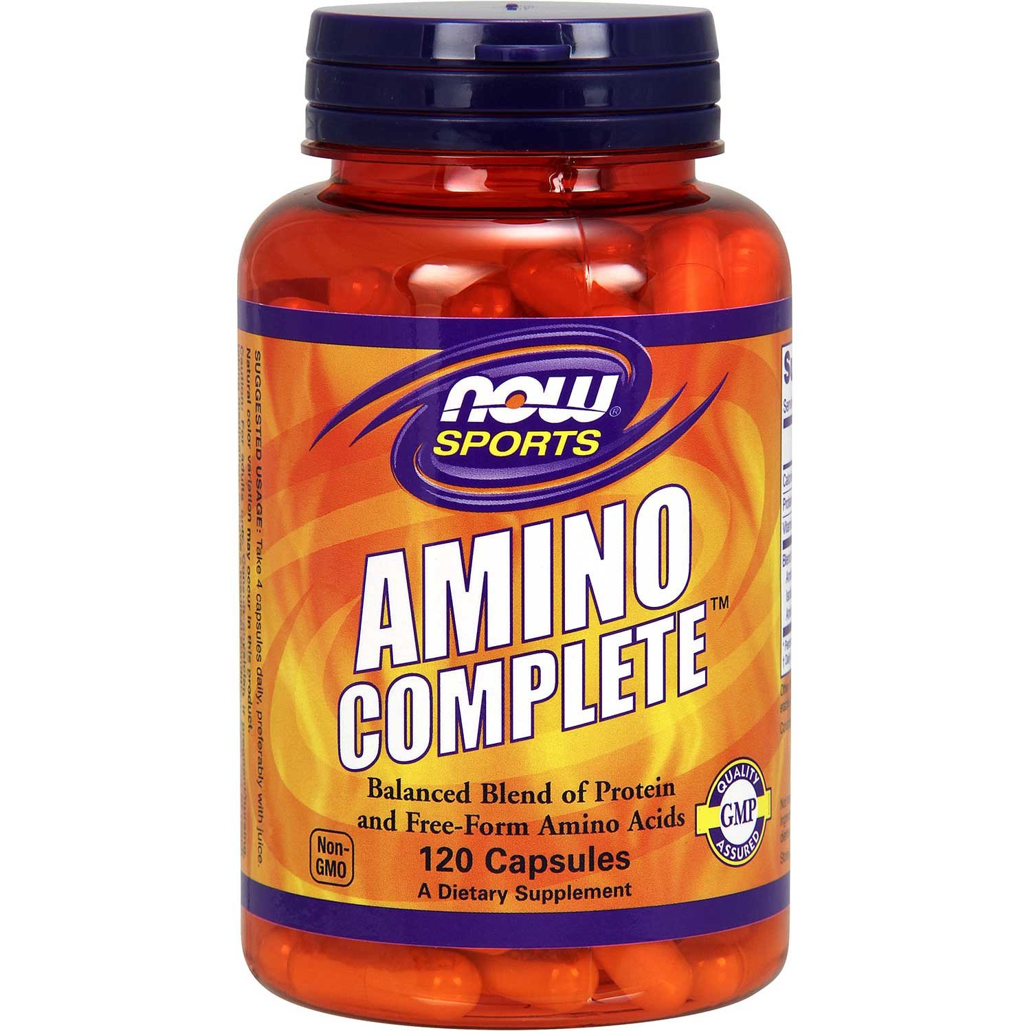 NOW Amino Complete Balanced Blends of Amino Acids, 120 caps