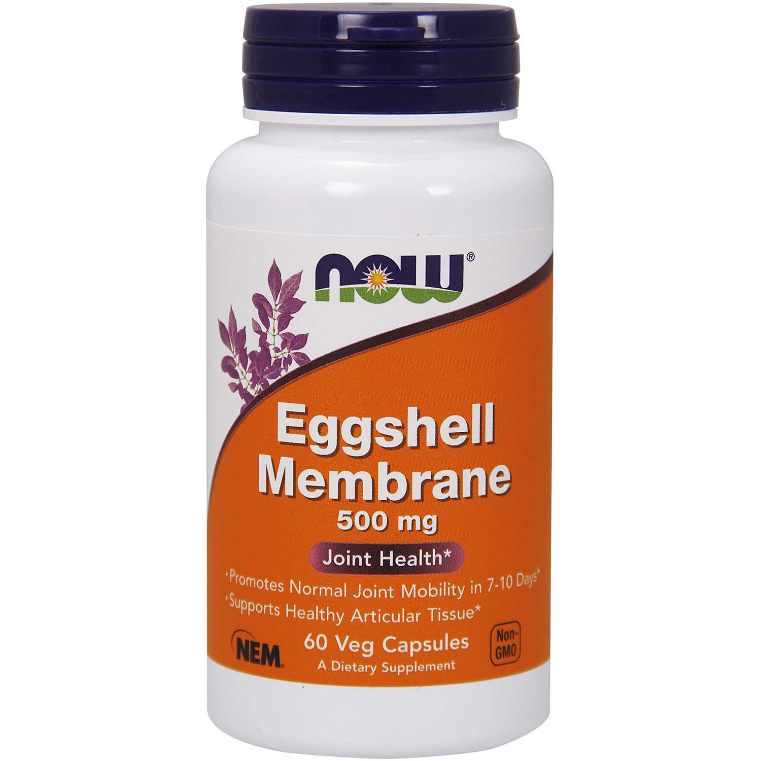 NOW Eggshell Membrane 500 mg, 60 Vcaps