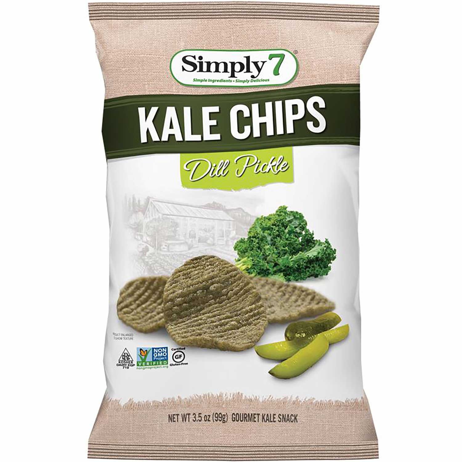 Simply 7 Kale Chips - Dill Pickle 99g