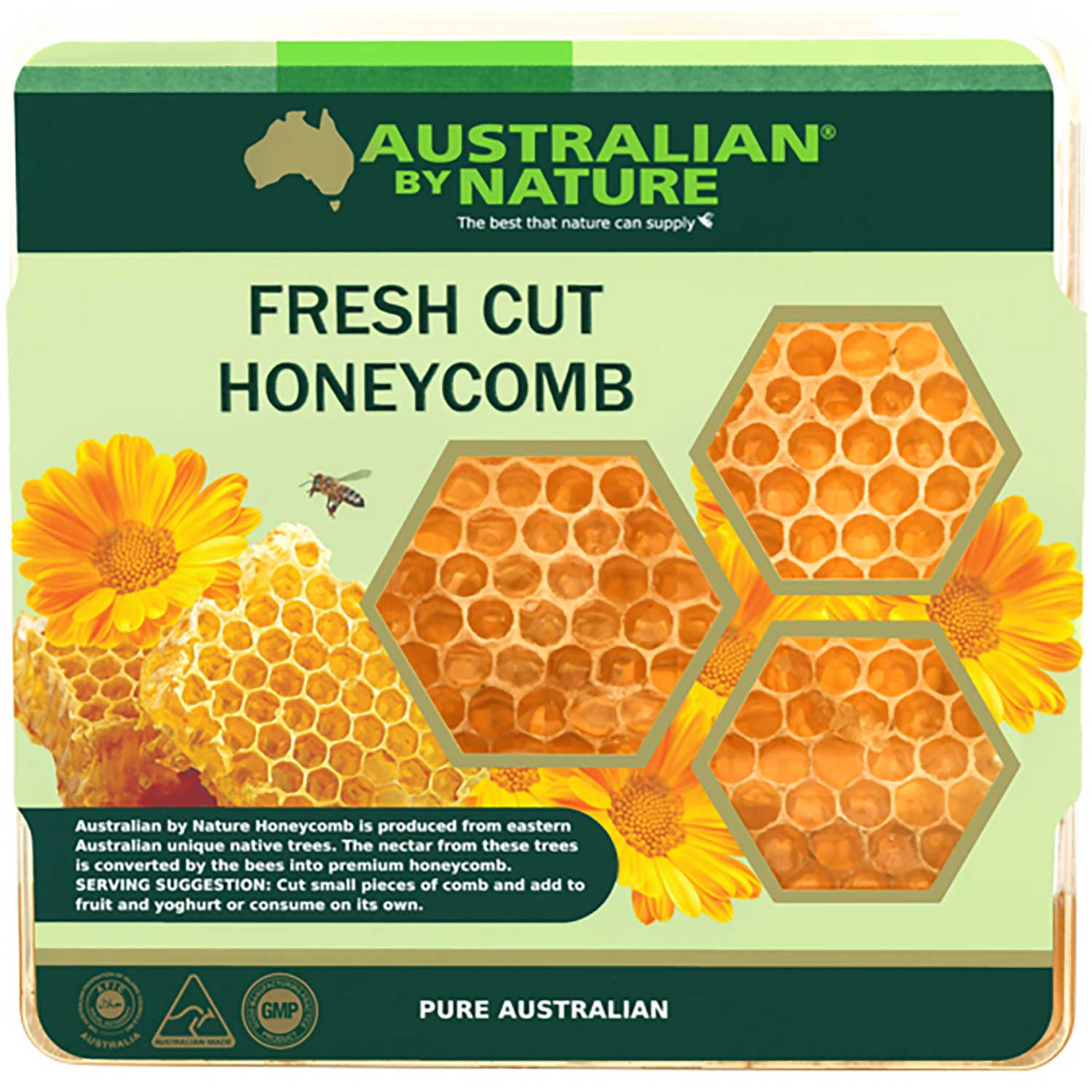 Australian By Nature Fresh Cut Honeycomb, 400 g