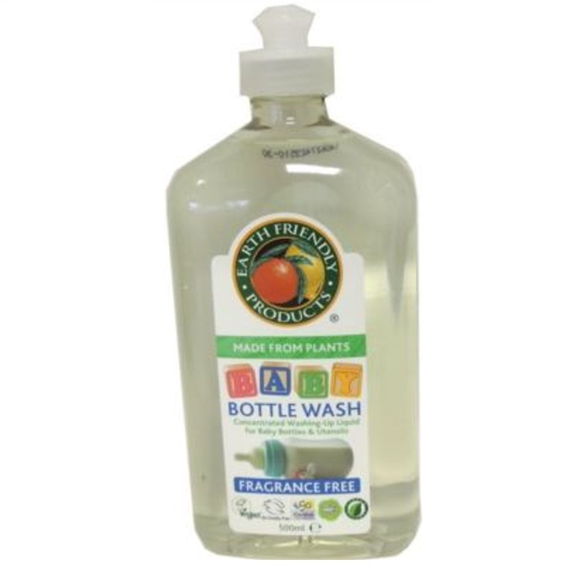 Earth Friendly Baby Bottle Wash, 500ml