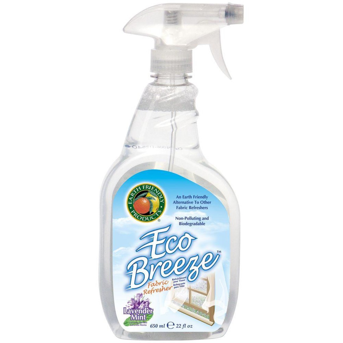 Earth Friendly Eco Breeze Fabric Refresher Lavender Mint, 650ml
