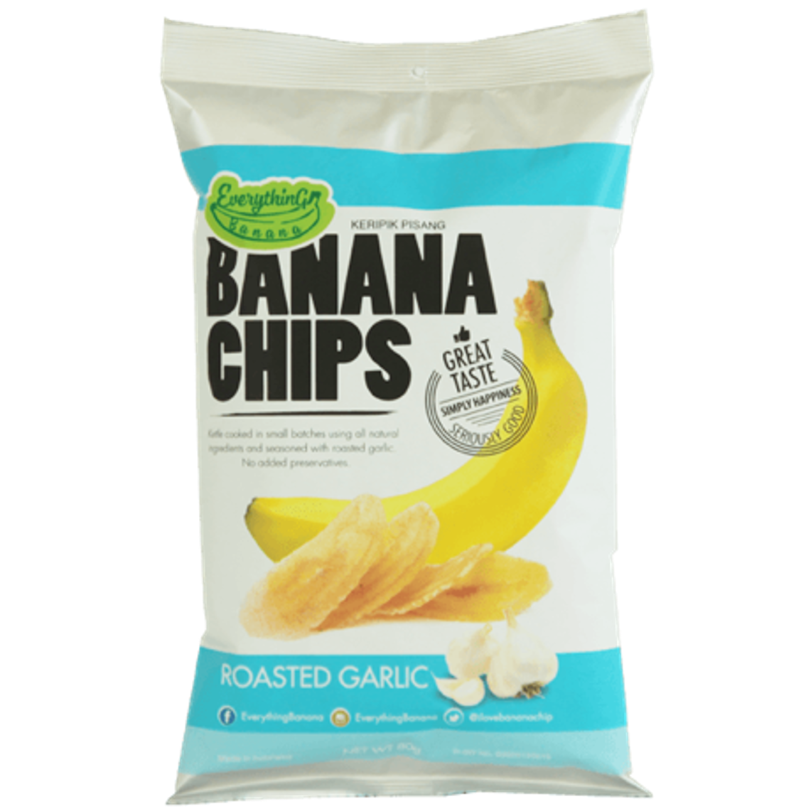 Everything Banana Chips - Roasted Garlic, 80g