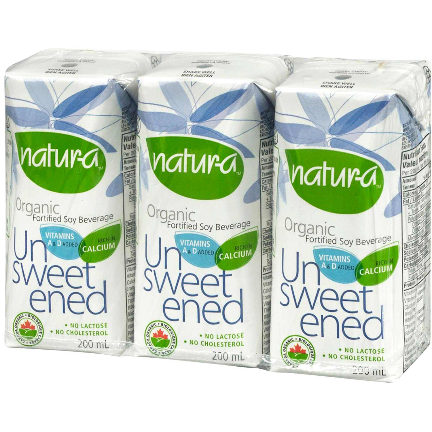 Natur-a Enriched Soy Beverage - Unsweetened (Organic), 200 ml