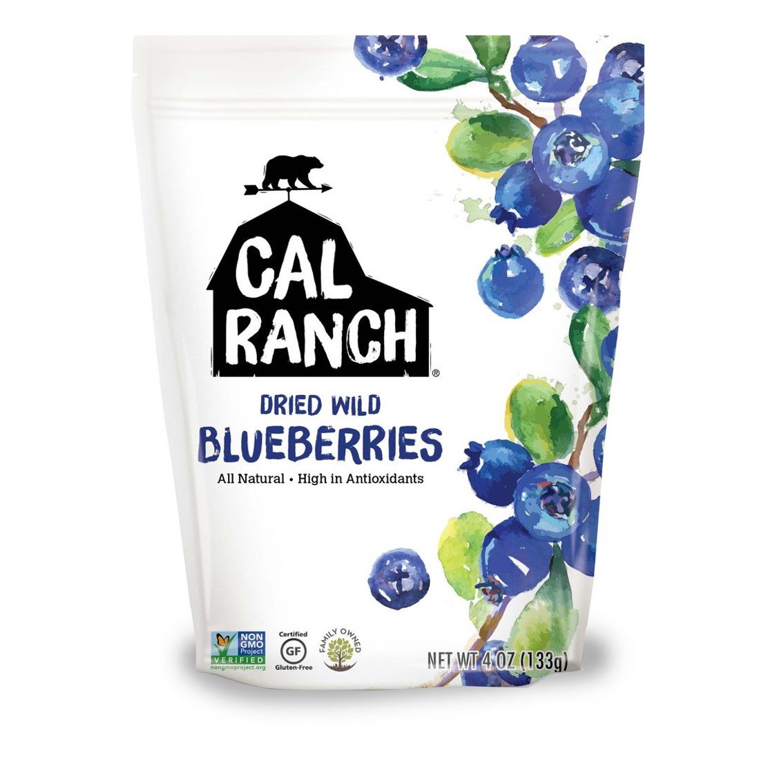 Cal Ranch Dried Wild Blueberries, 113g.